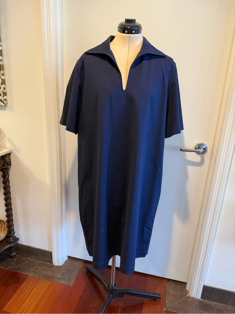 Lafayette 148 Andie Navy Dress size XL